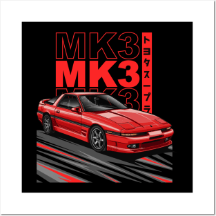 The Legend Supra MK-3 (Crimson Red) Posters and Art